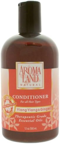 AromalandYlang Ylang and Ginger Conditioner, 12 ounce