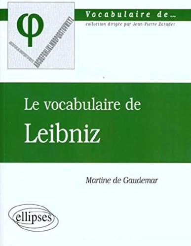 Le  vocabulaire de Leibniz