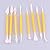 DUFUSTORE 8 Pcs Flower Sugarcraft Fondant Cake Decorating Modelling kit -Yellow
