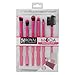 MODA Beautiful Eyes 7 pc Makeup Brush Flip Kit, Pink