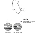 925 Sterling Silver Lovely Animal Cat Ear Paw Cuff Bangles & Bracelets Accessories for Girls Women Gift Birthday Jewelry