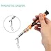 Computer Cellphone Repair Tools Kits，PC Precision Screwdriver Set,SOUCOLOR 78 in 1 Magnetic Driver Kit with Portable Case for iPad, iPhone 8/8 Plus, Tablets, Laptops, PC, Smartphones, Watches