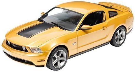 GreenLight 2010 Ford Mustang GT Diecast Vehicle, Sunset Gold Metallic, 1:18 Scale by Greenlight