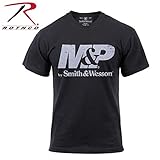 Rothco Smith & Wesson Distressed M&P Logo T-Shirt, Large