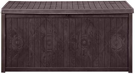 Keter Westwood Plastic Deck Storage Container Box Outdoor Patio Garden Furniture 150 Gal Brown More Info Co Patio Storage Outdoor Deck Box Deck Box Storage