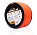 Anleolife 3-Pound Commercial Square .105-Inch-by-625-ft String Trimmer Line in Spool,with Bonus Line Cutter, Orange