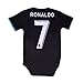 World Cup Baby Cristiano Ronaldo #7 Real Madrid Soccer Jersey Baby Infant and Toddler Onesie Romper Premium Quality - Home and Away PACK OF 2