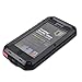iPhone 5C Case,Gorilla Glass Luxury Aluminum Alloy Protective Metal Extreme Shockproof Military Bumper Heavy Duty Cover Shell Case Skin Protector for Apple iPhone 5C (Black)