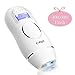 U-Kiss IPL Hair Removal System, 400,000 Flashes Permanent Painless Hair Removal Device with LCD Display, 5 Settings for Face & Body, White