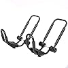 1-Pair-Folding-Kayak-Carrier-Boat-Canoe-Rack-Snowboard-J-Bar-Roof-Top-Mounted