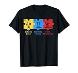 Autism Awareness Puzzle Chemical Element T-shirt