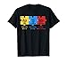 Autism Awareness Puzzle Chemical Element T-shirt