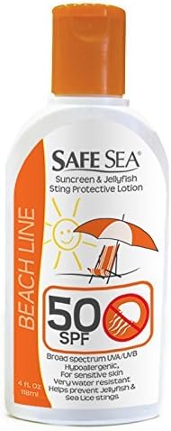 Safe Sea Sunblock Jellyfish Sting Protective Lotion by Safe Sea SPF 50
