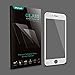 iPhone 7 Screen Protector, Jelly Comb Full-Cover iPhone 7 Tempered Glass Curved Screen Protector, Anti-Fingerprint HD Screen Protector for Apple iPhone 7-White