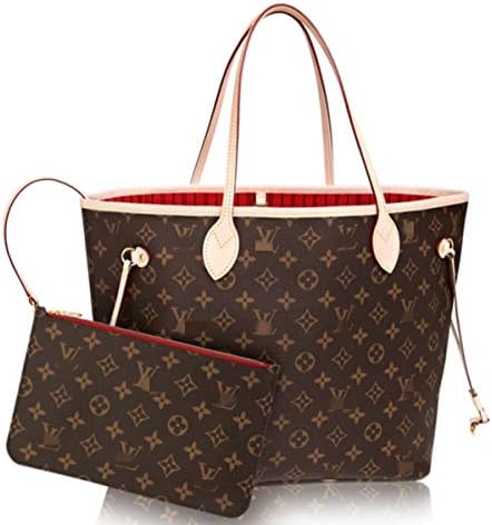 Leather House Woman Organizer Handbag Damier Tote Shoulder Fashion Bag