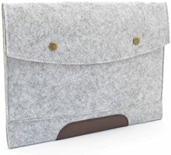 GAMIT Felt Protector Sleeve Case Cover Ultrabook Netbook Carrying Case (MacBook Pro 13” / Dell XPS 2-in-1 Touch Screen) (Light Gray)