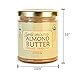 Gopal's Organic Raw Sprouted Almond Butter (Creamy and Unsalted) - 8 Ounces Jar
