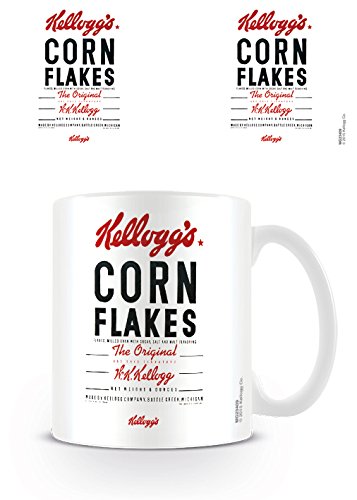 Pyramid International "Vintage Kellogg's (Corn Flakes Vintage)" Official Boxed Ceramic Coffee/Tea Mug, Multi-Colour, 11 oz/315 ml