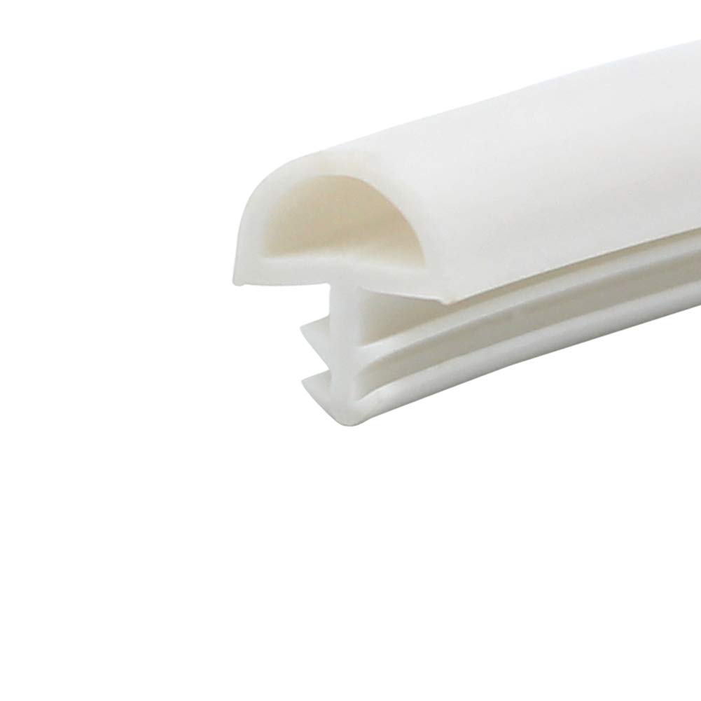 CGC8 Door Frame Seal, 25M, White, Thermoplastic Elastomer, High-grade Elastomerseal, UV-resistant, Weatherproof, Long Life