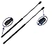 Wisconsin Auto Supply WGS-152-167 Two Rear Glass Gas Charged Lift Supports For Back Window On Hatch SUV Left and Right Side
