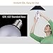 Bluetooth LED Light Bulb Speaker Smart Bulb, Wefunix App Controlled 5W E26 E27 RGB Changing Lamp Dimmable Light Colorful LED, Bluetooth Speaker with (Silver)