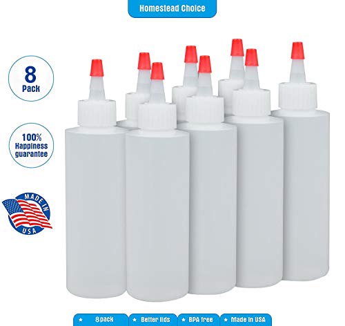 5 8+pack+Plastic+Squeeze+Condiment+Bottles