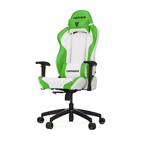 Vertagear-VG-sl2000WBK-Gaming-Sedia-da-Ufficio-in-Ecopelle-53-x-52-x-140-cm-BiancoVerde