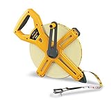 Komelon 6633 Open Reel Fiberglass Tape Measure, 300-Feet