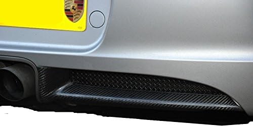 Zunsport Compatible With Porsche Cayman 987.1 - Rear Grill Set - Black finish (2005 to 2009)