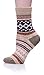 Color City Women's 5-pack Vintage Style Cotton Knitting Wool Warm Winter Crew Socks