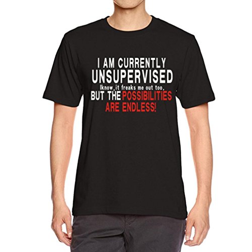 CCSDR Fashion Men Short Sleeve T Shirt,Printing Casual O Neck Tops Blouse 2018 New (M, Black)