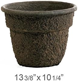 Western Pulp Garden Bell Planter, 13-3/8" diameter, each