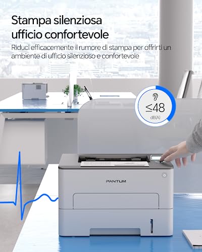 PANTUM P3010DW/P3018DW Wifi Laser Printer Black and White Front Back Automatic A4 for Office Small School and Home 30 PPM