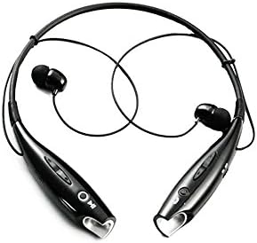 Premium Earphones with Mic Stereo，AMoon v4.0 Neckband Headset Wireless Noise Reduction Earbuds,Bluetooth Headphones (Black)