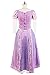 SIDNOR Halloween Princess Cosplay Costume Princess Rapunzel Dress Ball Gown Outfit Suit for Women