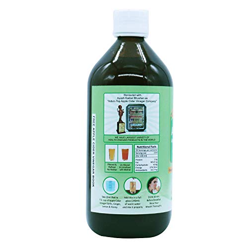 Apple Cider Vinegar With Garlic, Ginger, Lemon And Honey - 1 Litre Pack (33.81 OZ)