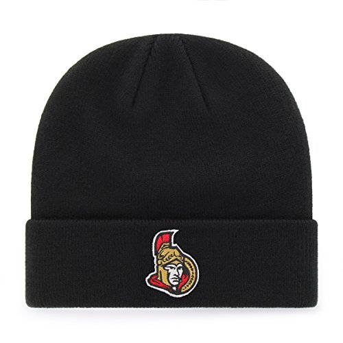 OTS NHL Ottawa Senators Men's Raised Cuff Knit Cap, Team Color, One Size