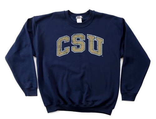 Charleston Southern Buccaneers 50/50 Blended 8-Ounce Vintage Arch Crewneck Swea…