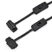 iKKEGOL OBD2 OBDII 1 to 2 Ultra Low Profile 16 Pin Male to Female Y Splitter Cord Diagnostic Extension Cable with Individually Power Switch 50cm / 20
