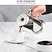 French Press Coffee Maker - Stainless Steel, with 34-Ounce Borosilicate-Glass Heat-Resistant Beaker, Triple-Filtered European-Style Coffee Press - Includes Spoon, Measuring Scoop, & Bonus Filter