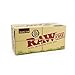RAW Cones Organic 1-1/4 Size: 900 Pack - Patented Slow Burning Pre Rolled Rolling Papers with Tips, Organic Raw Paper, 84mm