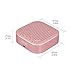Wireless Bluetooth Speaker, UNITEK Rose Gold Aluminum 5W-Driver Stereo Speaker for iPhone 7/7 Plus, Samsung S8/Note 8/ S8 Edge