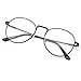 PenSee Oval Classic Retro Metal Frame Clear Lens Round Circle Eye Glasses