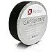 XFasten Black Gaffers Tape 2 Inch x 60 Yards (180 Feet) Residue-Free Matte Black Gaffer Tape 2 Inch Non-Reflective Easy-to-Tear Black Gaff Tape 2 Inch Floor Tape for Electrical Cords