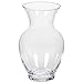 Hosley 8.6 Inch High Clear Floral Rose Glass Vase. Ideal for Cut Flowers Weddings Spa Special Occasions O3