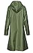 Light Weight Easy Carry Wind Packable Raincoat Outdoor Jacket Poncho (Green,XL)