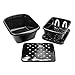 Camco 43518 Black Sink Kit with Dish Drainer, Dish Pan and Sink Mat
