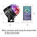 ZCPlus Crystal Ball Party Lights Disco Light Sound Activated LED Night Light RGB Strobe Lights for Kid KTV Wedding Club Pub Disco DJ Lighting …