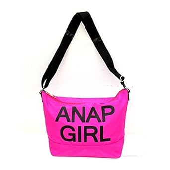 Amazon アナップ Anap ロゴミニショルダーバッグ 008ピンク F