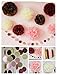 Women Birthday Party Decorations Burgundy Pink Gold/Fall in Love Bridal Shower Decorations/ Qian's Party Graduation Party Supplies/Autumn Wedding/Burgundy Party Decorations Fall